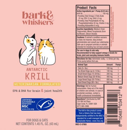 Krill Oil for Cats & Dogs Giggle Paw